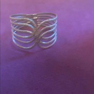 Beautiful silver bangle bracelet